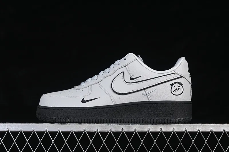 All categories Nk Air Force 1 Air Force series Nk Air Force 1 Low Air Force low-top Nike Air Force 1'07 Low cool gray tone collision cool black Air Force 1 low-top casual sneakers XL1979-128